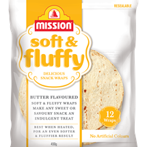 Mission Soft & Fluffy Butter Flavoured Wraps