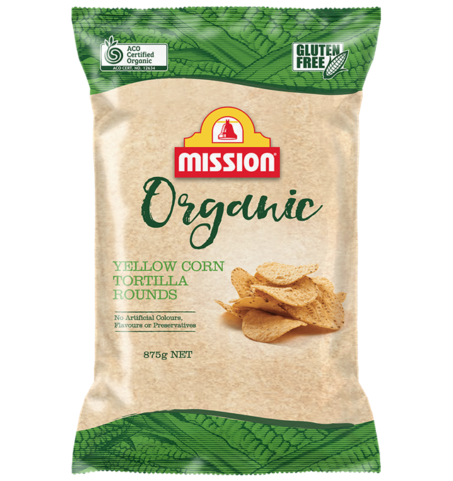 Mission Organic Tortilla Rounds Render Logo