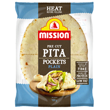 Mission Plain Pita Pockets