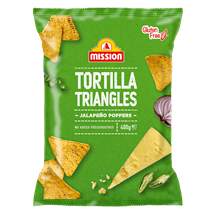 Mission Jalapeño Poppers Tortilla Triangles