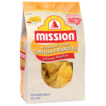 Mission Cheesy Nachos Tortilla Triangles