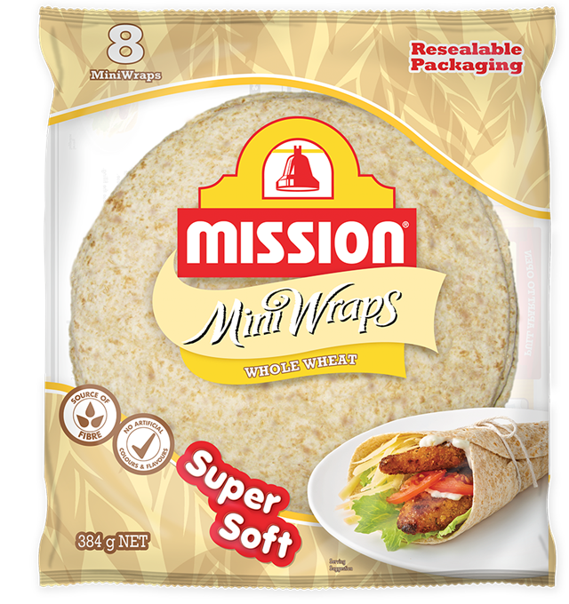 Mission Whole Wheat Mini Super Soft Render Logo
