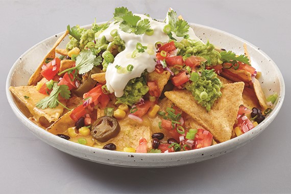 Tres Nachos with Mexican Black Beans