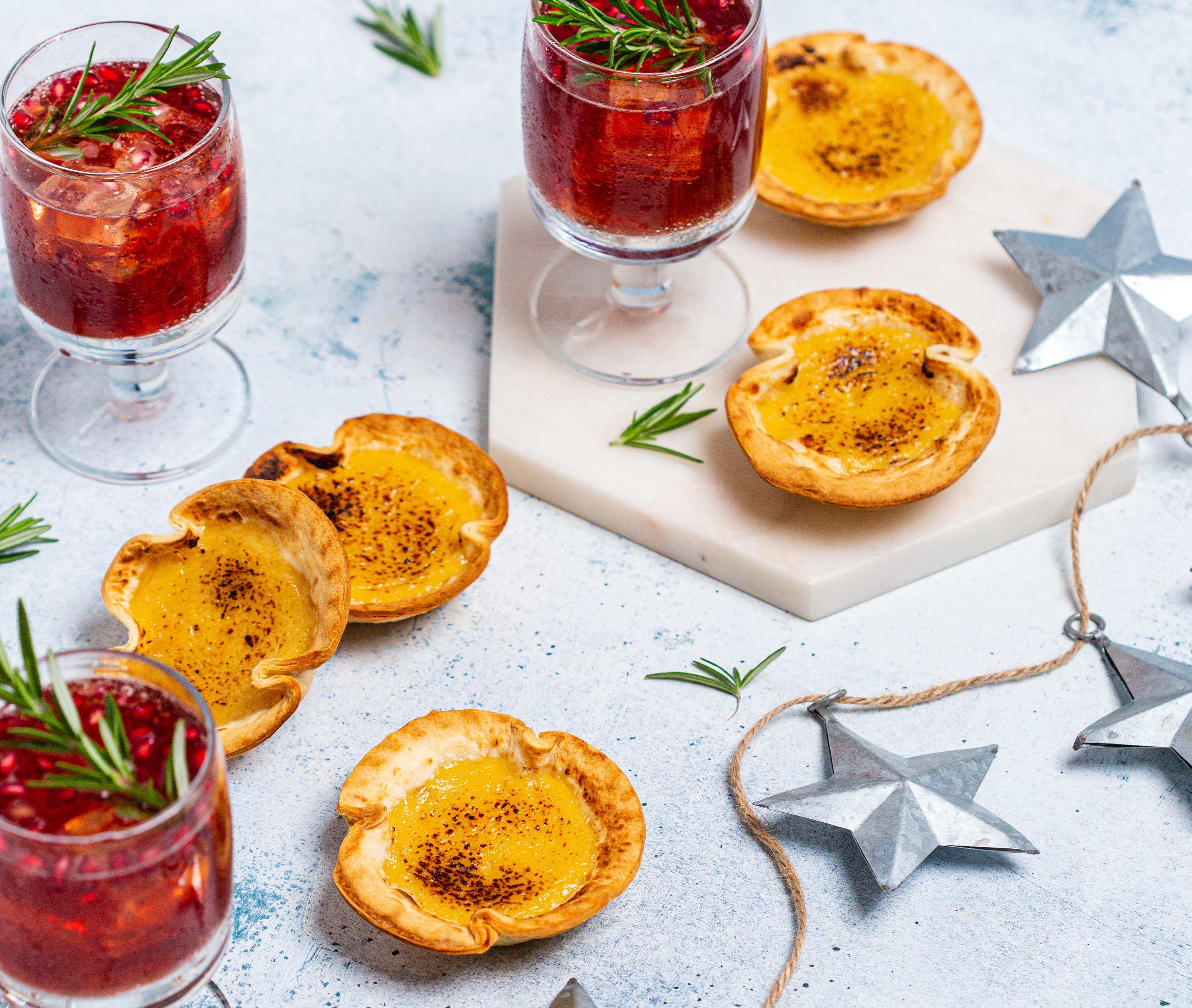 Portuguese Eggnog Tarts