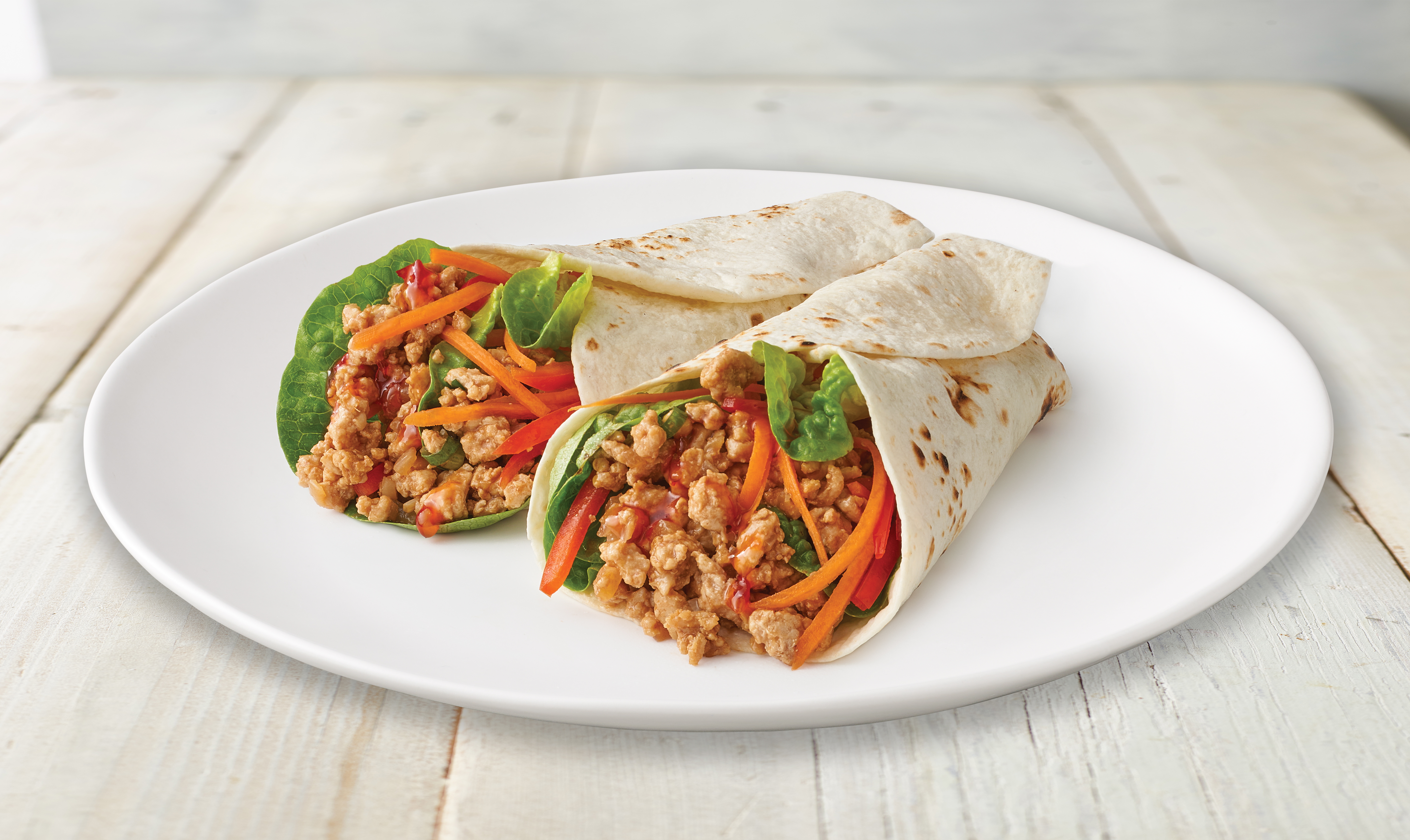 Asian Chicken & Salad Wraps