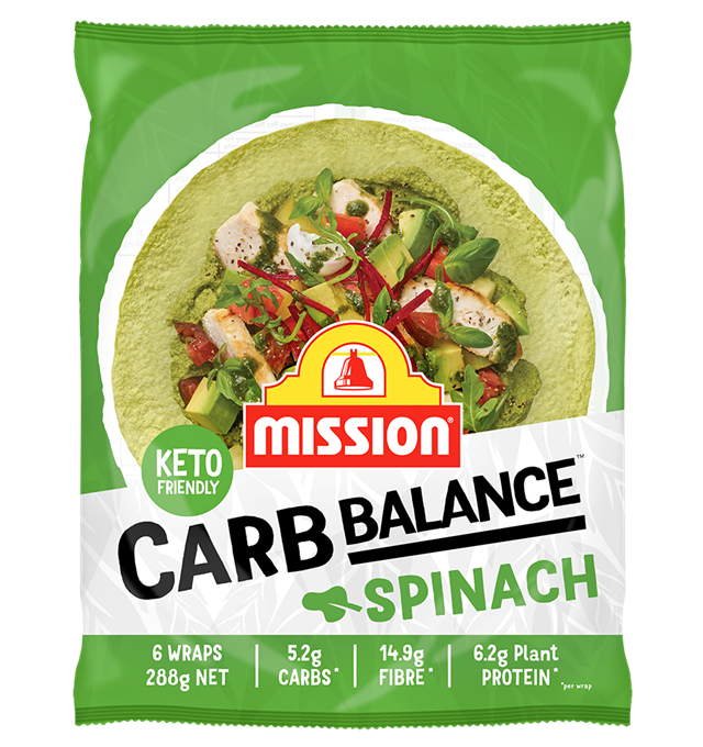 Mission Carb Balance Spinach Render 2024