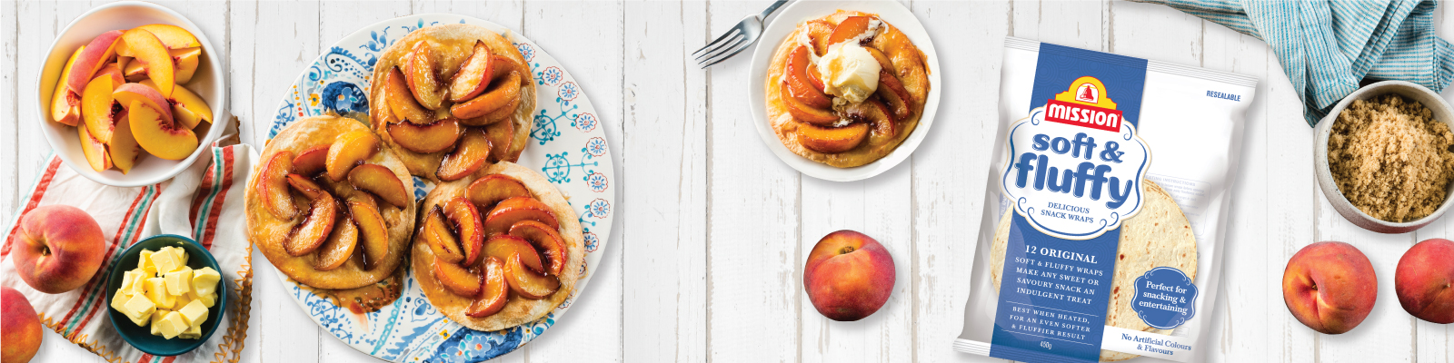 Mission Website Banner Products Page Bakery 1600X400px Snack Wraps