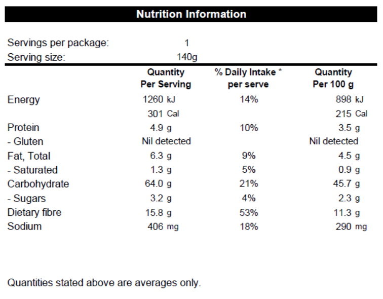 Burger Buns Gluten Free Large