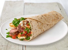 Lamb, Halloumi & Tabouli Wraps