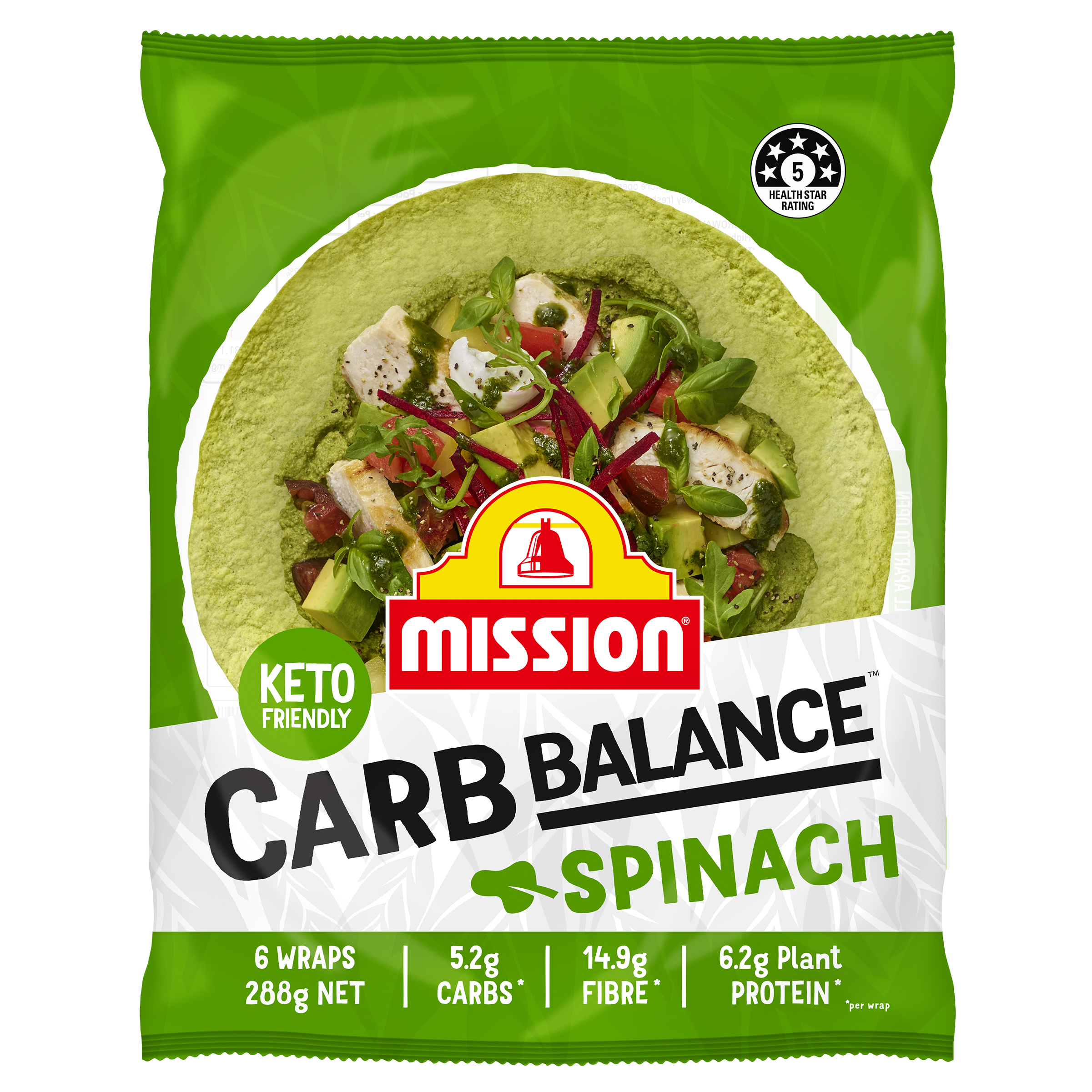 Mission Carb Balance Spinach Wraps