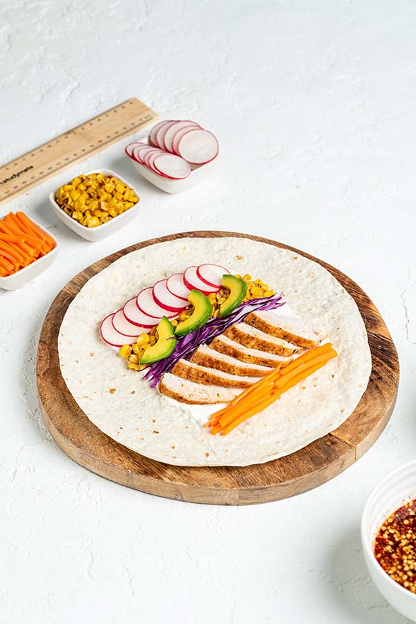 Portuguese Chicken Wraps with Original Wraps