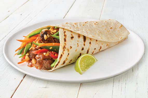 Beef Satay Wraps