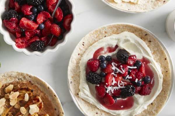 Mixed Berry Maple Wraps