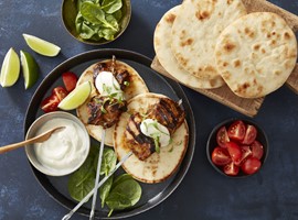 Chicken Tikka with Mini Naan