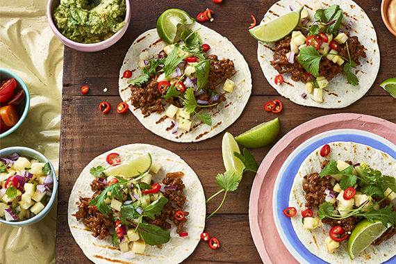 Citrus Lamb Street Tacos with Pineapple Chilli Salsa