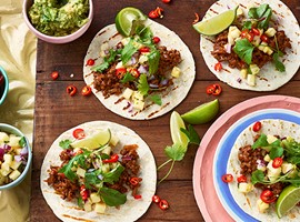 Citrus Lamb Street Tacos with Pineapple Chilli Salsa