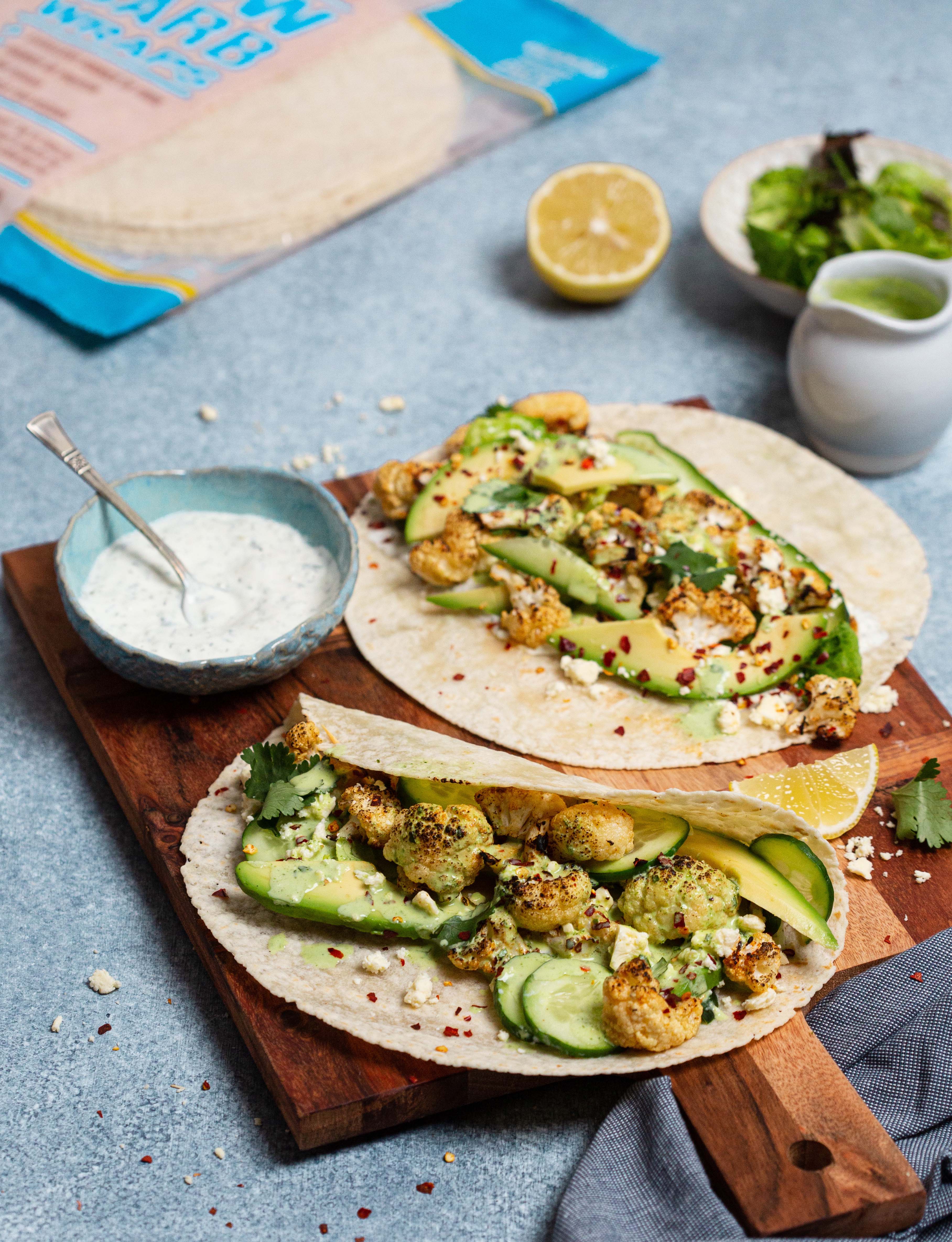 Cauliflower Shawarma Wrap