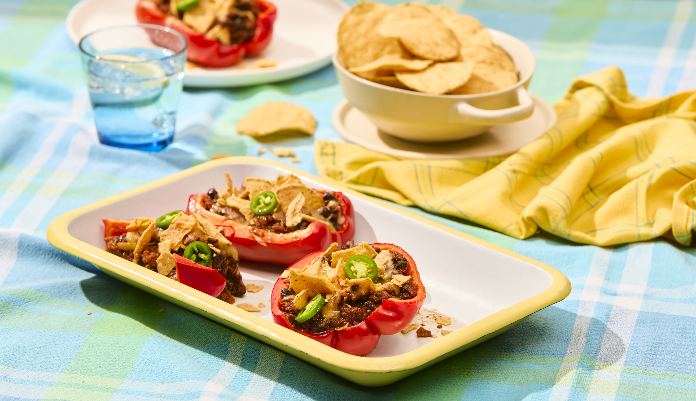Match Day Stuffed Capsicums