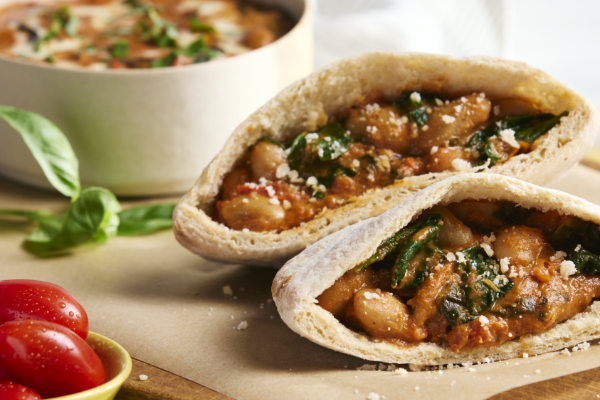 Butter Bean Pita Pockets