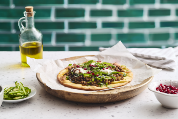 Lamb Souvlaki Flatbread