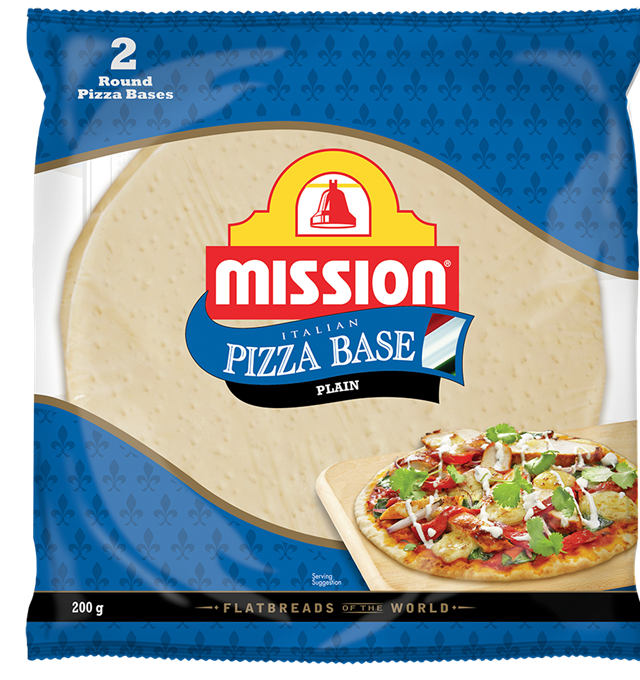 Mission Round Pizza Base Plain Render Logo