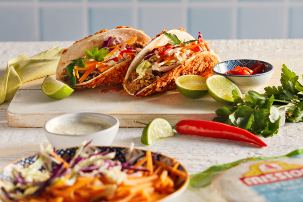 Corn Chip Coated Tacos