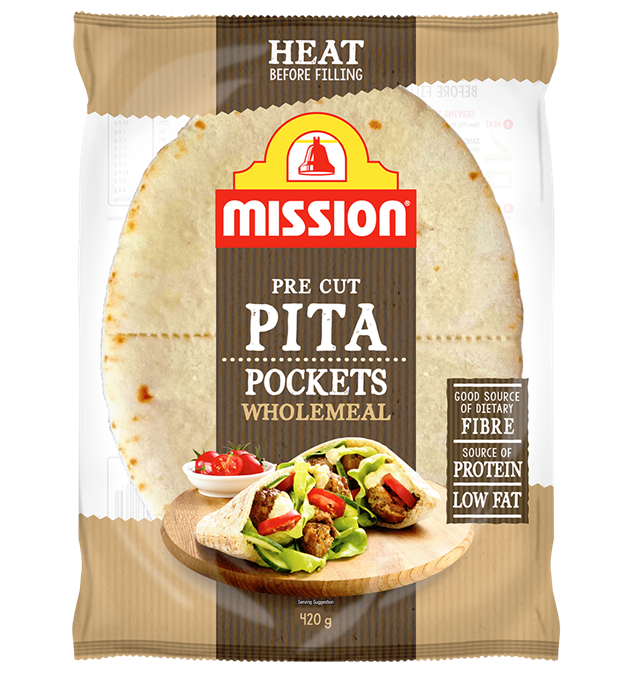 Mission Pita Pocket Wholemeal Render Logo