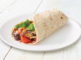 Chargrilled Eggplant & Parma Wraps
