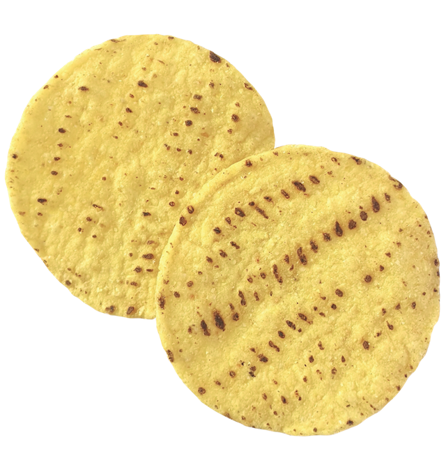 Organic Yellow Round Corn Chips 3372 Product Image