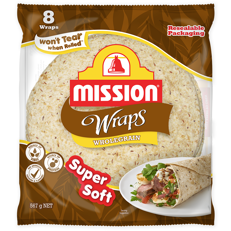 Mission Wholegrain Super Soft Wraps