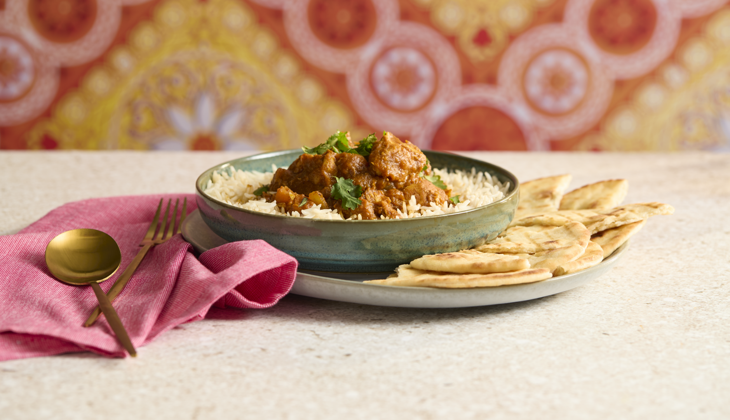 Butternut Squash Curry with Naan